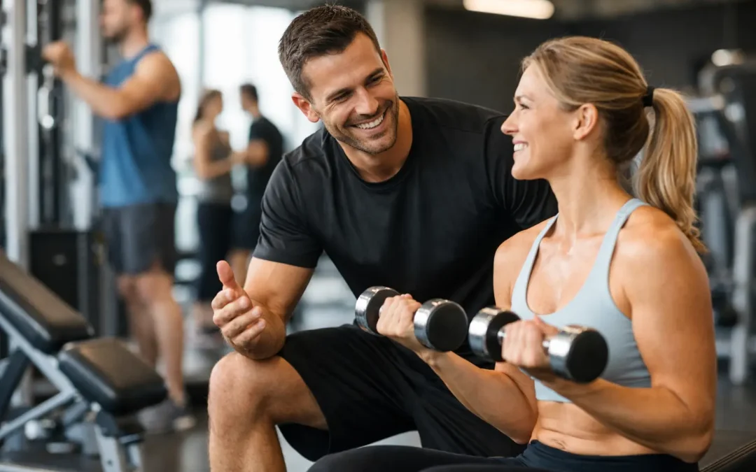 Benefícios do treino acompanhado no ginásio