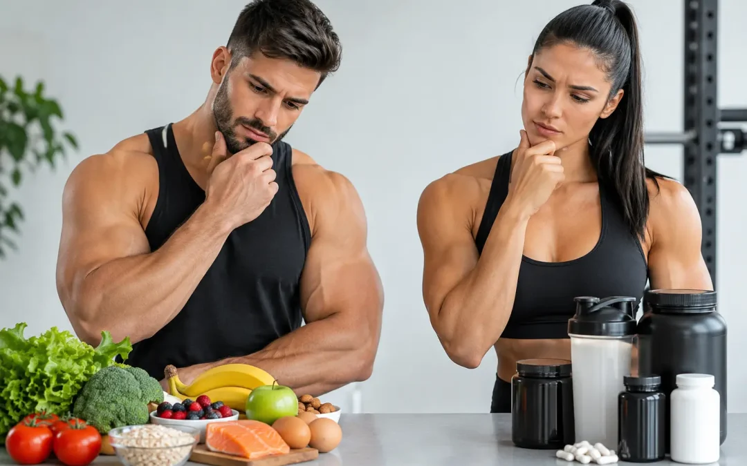 Nutrição desportiva ou suplementos primeiro?